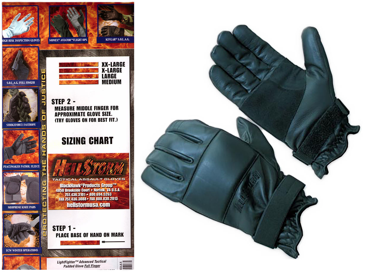 Taktische Behördenhandschuhe - Blackhawk Hellstorm #8048